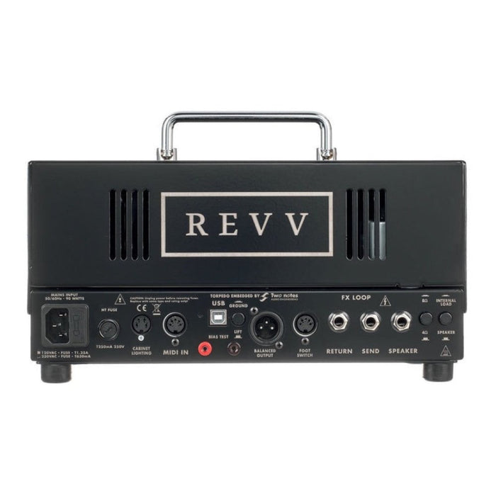 REVV | G20 Lunchbox | High - Gain All - Tube Amp w/ Built - in Torpedo Reactive Load | Black (700105) - Gsus4
