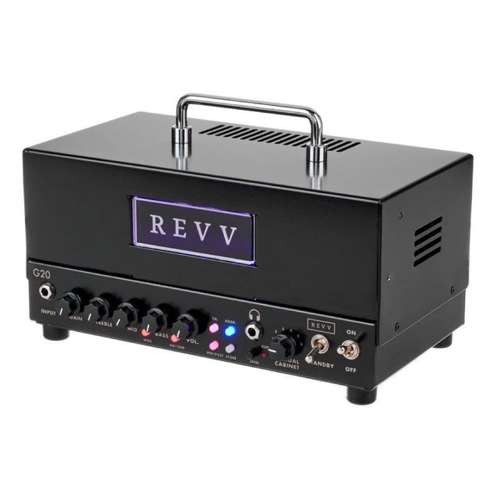 REVV | G20 Lunchbox | High - Gain All - Tube Amp w/ Built - in Torpedo Reactive Load | Black (700105) - Gsus4