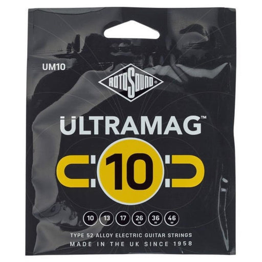 RotoSound | UM10 | UltraMag Electric Guitar Strings | 10 - 46 (RUM10) - Gsus4