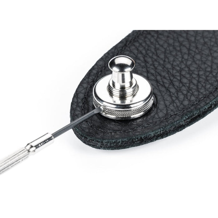 Schaller | S - Locks | Pair | Guitar Strap Locks w/ NEW Silent Design (S - Locks M Chrome) - Gsus4