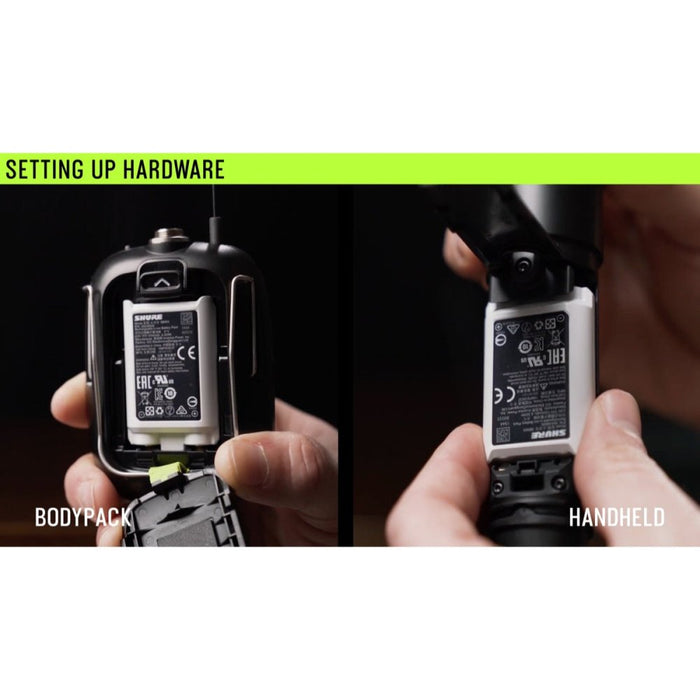 SHURE | SBC203 & 2x SB903 Pack | SLXD Dual Docking Charging Station & Battery Packs (SHR - SB903+SBC) - Gsus4