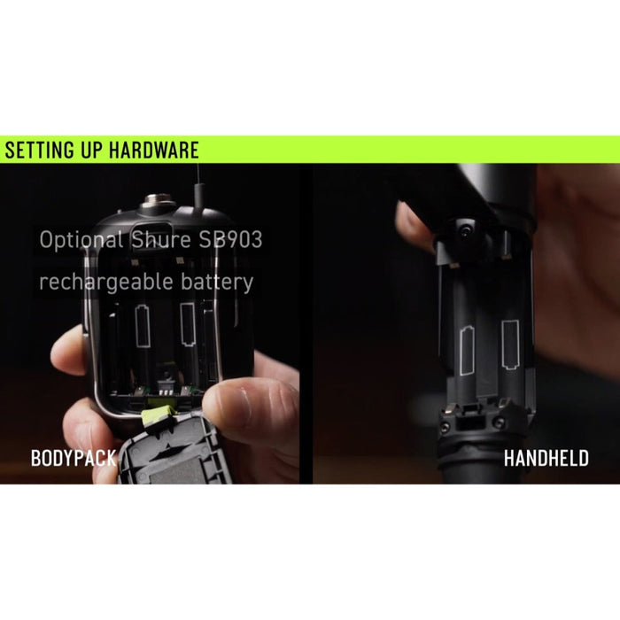 SHURE | SBC203 & 2x SB903 Pack | SLXD Dual Docking Charging Station & Battery Packs (SHR - SB903+SBC) - Gsus4