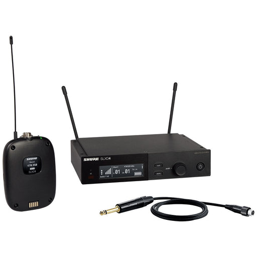 SHURE | SLX - D | SLXD14 | Wireless Guitar System | w/ W302 Cable, SLXD4 Receiver & SLXD1 Transmitter (SHR - SLXD14L57) - Gsus4