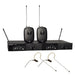SHURE | SLX - D | SLXD1/MX153/SLXD4D | 2Ch Wireless System w/ 2x SLXD1 Body Pack & 2x MX153 Headset Mic (SHR - SLXD14DM3L57 - BLACK) - Gsus4