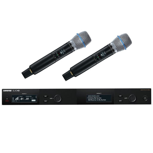 SHURE | SLX - D | SLXD24D/BETA87A | Dual Wireless System w/ 2x SLXD2/Beta87A Handheld Transmitters (SHR - SLXD24B87 - Dual - L57) - Gsus4