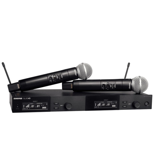 SHURE | SLX - D | SLXD24D/SM58 | Dual Wireless System w/ 2x SLXD2/58 Handheld Transmitters (SHR - SLXD24DS8L57) - Gsus4