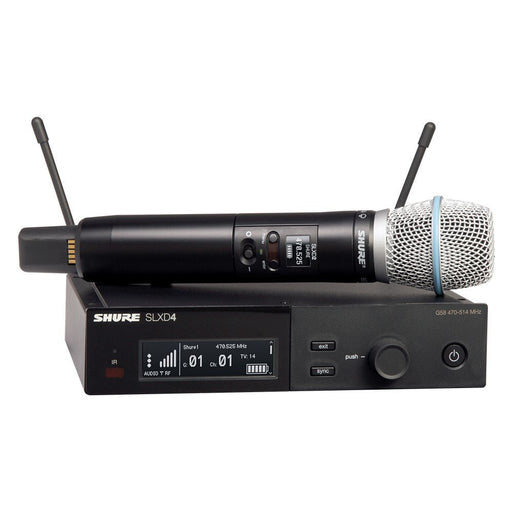 SHURE | SLX - D | SLXD2/BETA87 | BETA87 Handheld Transmitters & SLXD4 Receiver Wireless Set (SHR - SLXD24B87L57) - Gsus4