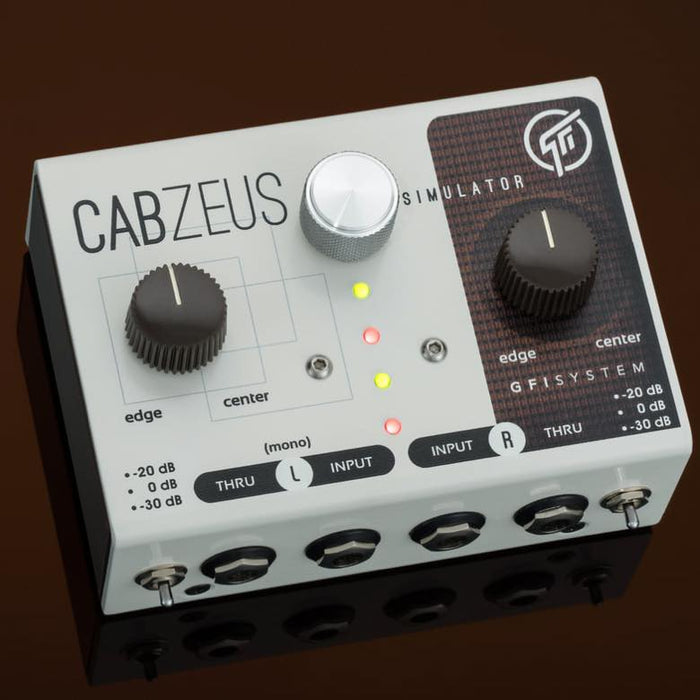 GFI System | CabZeus | Stereo Speaker Cabinet Simulator & DI Box | XLR Outputs - Gsus4