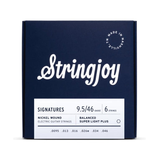 Stringjoy | Signatures | Balanced | Super Light Plus Gauge (9.5 - 46) | Nickel Wound | Electric Guitar Strings (SJ - BAL95) - Gsus4