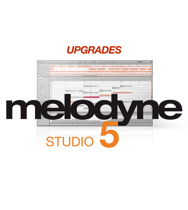Celemony | Melodyne 5 STUDIO | Complete Polyphonic Pitch and Time Editing | Perpetual Version | Upgrades Only