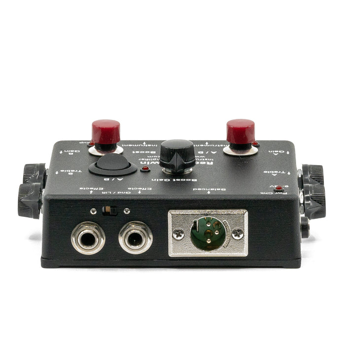Red-Eye Twin™ MK2 | Active & Passive Preamp DI Box w/ Clean Boost, Effects Loop & AB Switch