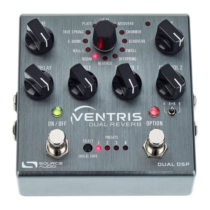 Source Audio | VENTRIS | Dual Stackable Stereo Reverb | 14 Modes