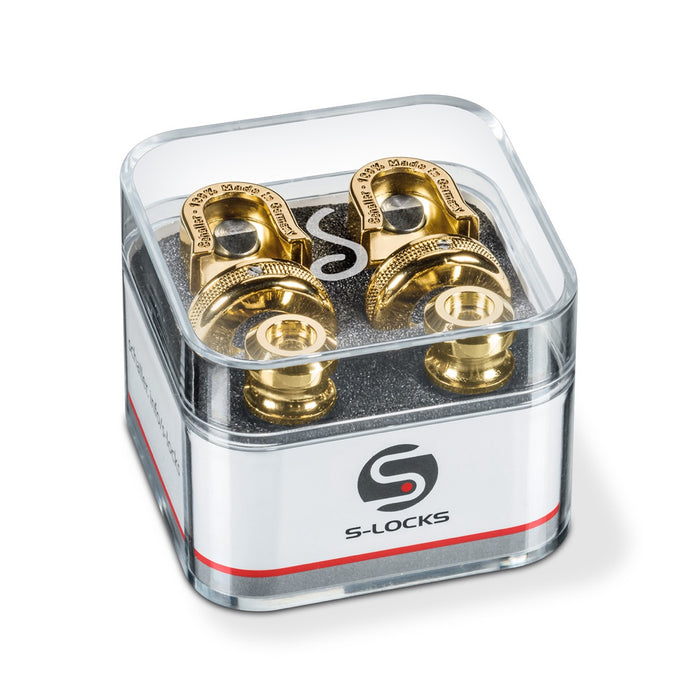 Schaller | S-Locks | Pair | Guitar Strap Locks w/ NEW Silent Design