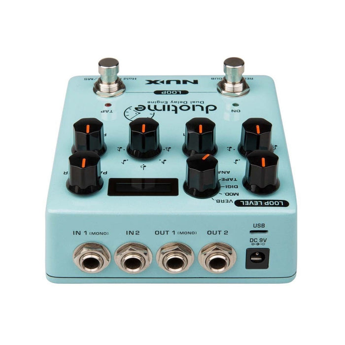 NUX | NDD6 | DuoTime | Dual Delay Engine Effects Pedal