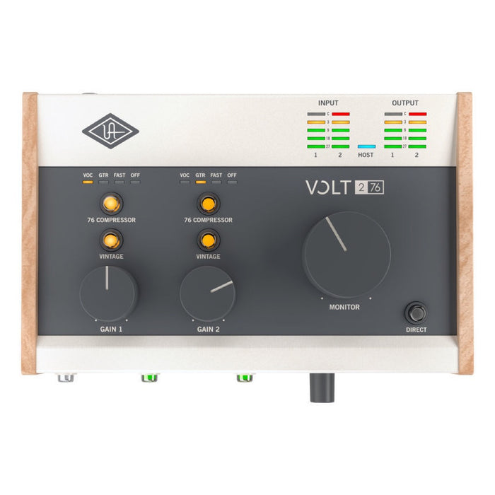 Universal Audio | Volt 276 | 2-in / 2-out USB-C Audio Interface | w/ 610 Tube Pre & 1176 FET Compressor