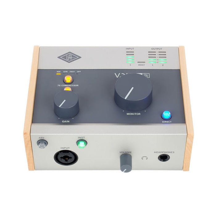 Universal Audio | Volt 176 | 1-in / 2-out USB-C Audio Interface | w/ 610 Tube Pre & 1176 FET Compressor