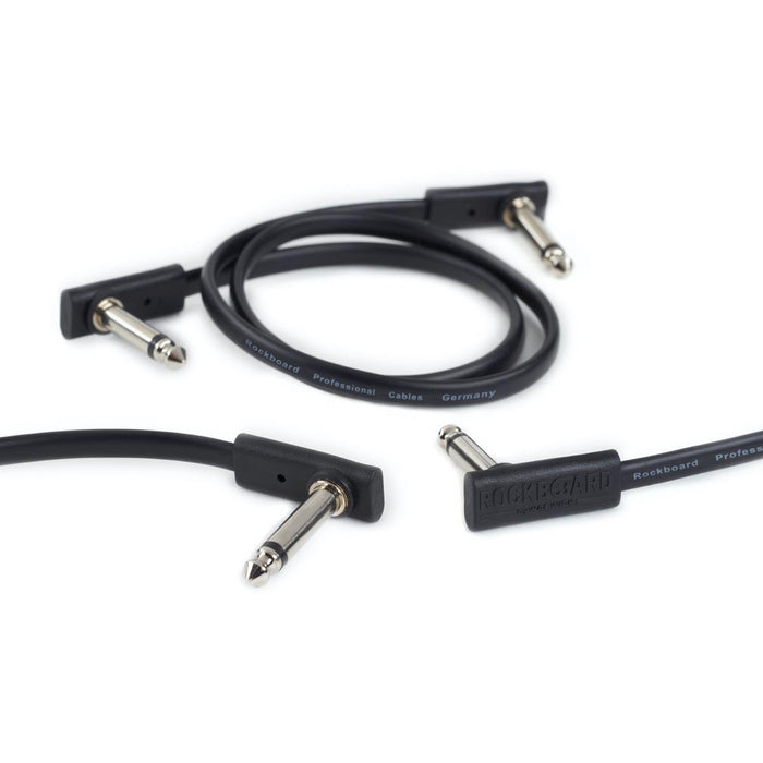 Rockboard | Flat Audio Patch Cable | TS Mono to TS Mono | Length 5cm to 140cm