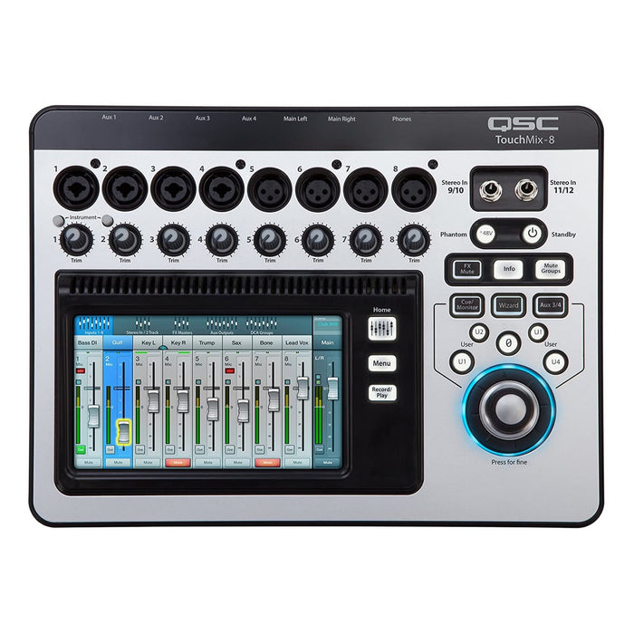 QSC | TouchMix-8 | 12 Input Touchscreen Compact Digital Mixer