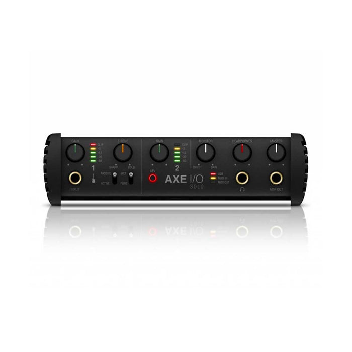 IK Multimedia | AXE I/O SOLO | w/ AmpliTube 5 SE & TONEX SE | USB Guitar Audio Interface