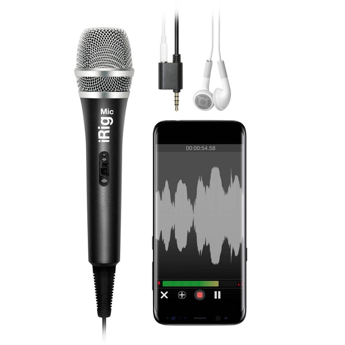 IK Multimedia | iRig Mic | Handheld Vocal Microphone for iOS