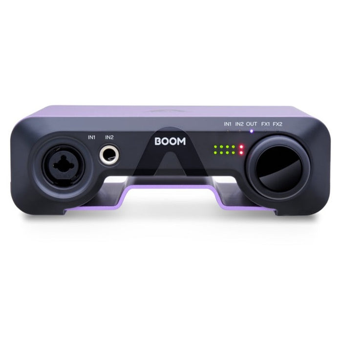 Apogee | BOOM | 2x2 USB-C Audio Interface | Hardware DSP | Symphony ECS Channel Strip