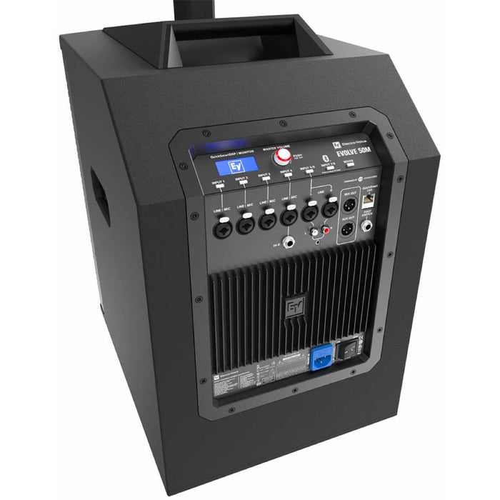 Electro-Voice | EV EVOLVE 50M | 1000W Powered Column Array System | w/ Built-in 8 Ch Digital Mixer