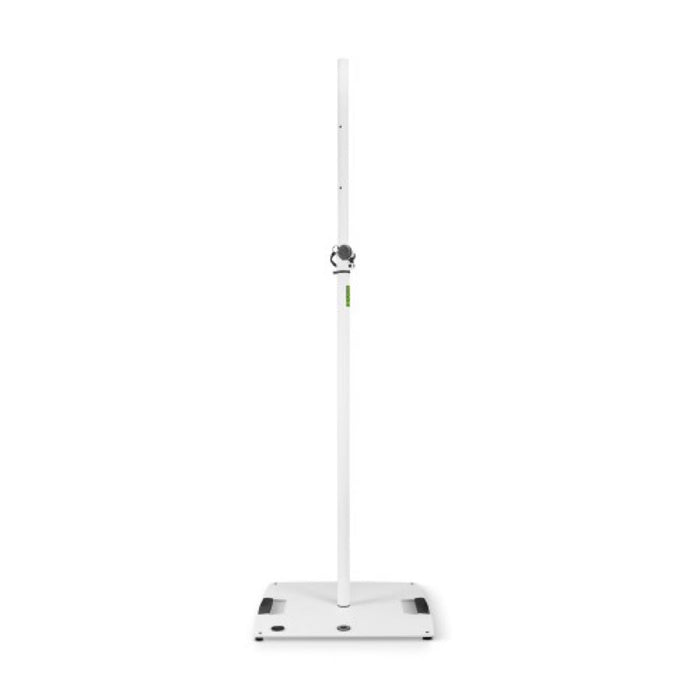 Gravity | LS431W | Lighting Stand | w/ Square Steel Base & Off Centre Mounting Option | White