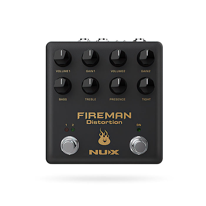 NUX | NDS5 | Fireman | Dual Channel Brown Sound Distortion Effects Pedal
