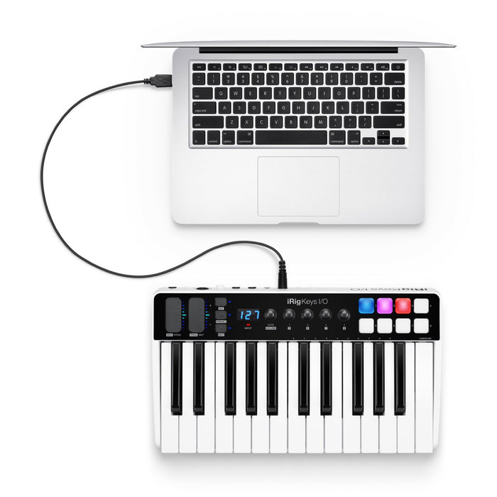 IK Multimedia | iRig Keys I/O 25 | MIDI Controller & Audio Interface