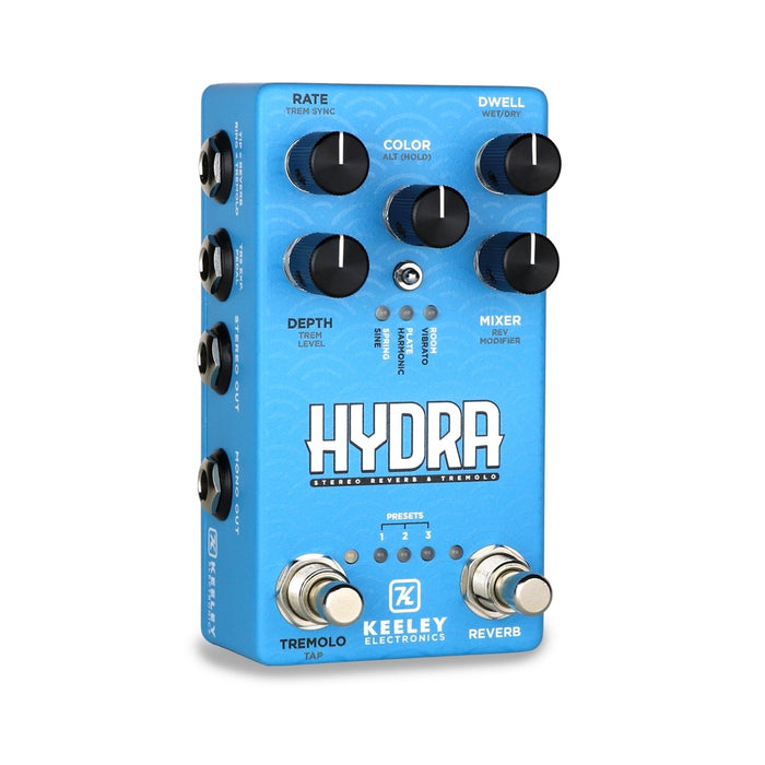 Keeley | HYDRA | Stereo Reverb & Tremolo | w/ Expression