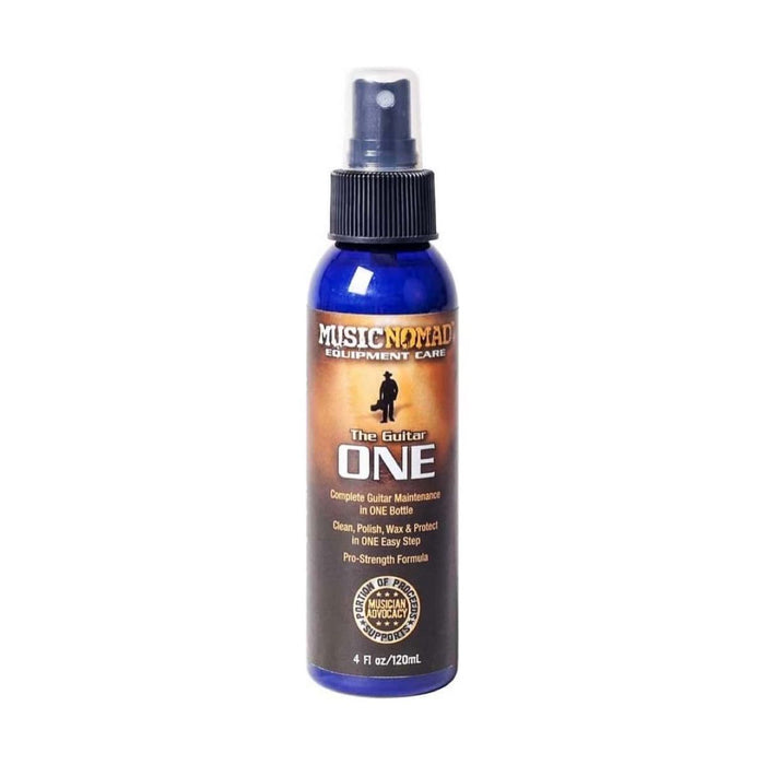 Music Nomad | MN103 | The Guitar One All in 1 Cleaner, Polish & Wax | 4-oz. Bottle