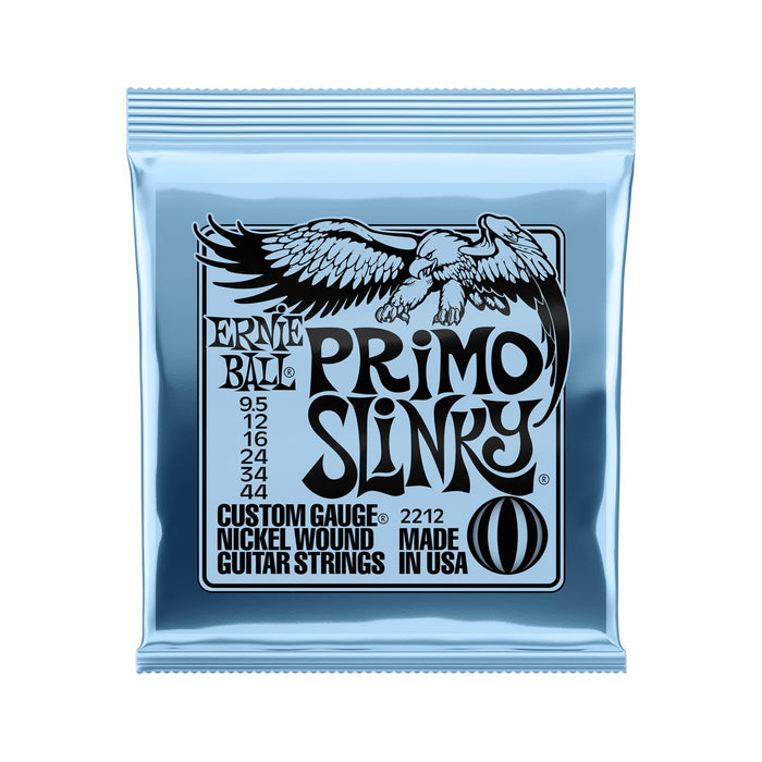 Ernie Ball | Primo Slinky | Nickel Wound ELECTRIC Guitar Strings | 9.5-44 | P02212