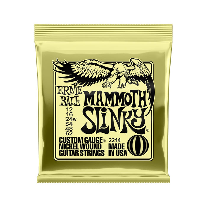 Ernie Ball | Mammoth Slinky | Nickel Wound ELECTRIC Guitar Strings | 12-62 | P02214