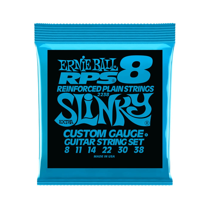 Ernie Ball | Extra Slinky | RPS Nickel Wound ELECTRIC Guitar Strings | 8-38 | P02238
