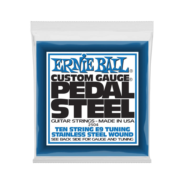Ernie Ball | Pedal Steel 10-String E9 Tuning Stainless Steel Wound | ELECTRIC Guitar Strings | 13-38 | P02504