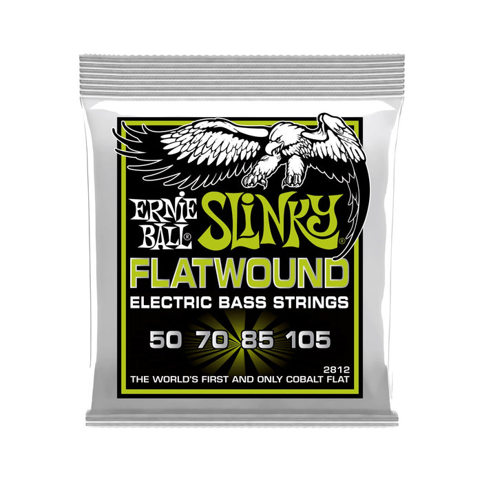 Ernie Ball | Regular Slinky | Flatwound BASS 4 Strings | 50-105 | P02812