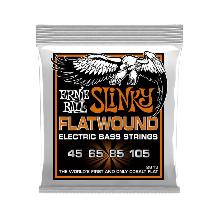 Ernie Ball | Hybrid Slinky | Flatwound BASS 4 Strings | 45-105 | P02813