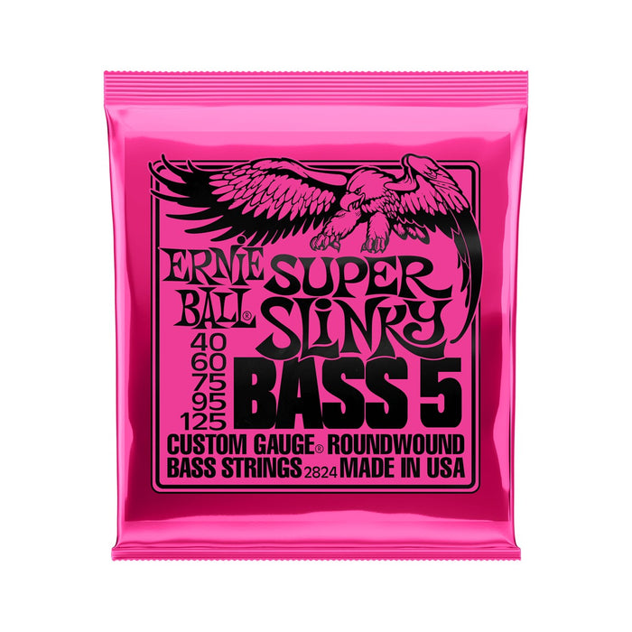Ernie Ball | Super Slinky | Nickel Wound BASS 5 Strings | 40-125 | P02824