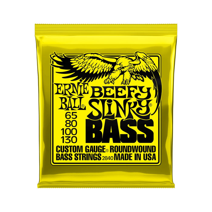 Ernie Ball | Beefy Slinky | Nickel Wound BASS 4 Strings | 65-130 | P02840
