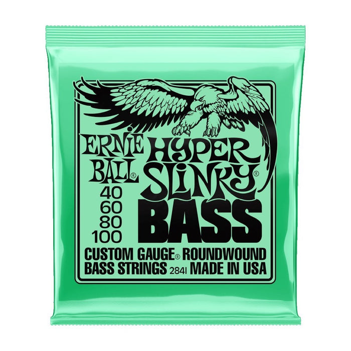 Ernie Ball | Hyper Slinky | Nickel Wound BASS 4 Strings | 40-100 | P02841