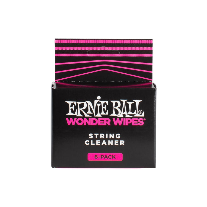 Ernie Ball | Wonder Wipes | String Cleaner | 6 pc | P04277