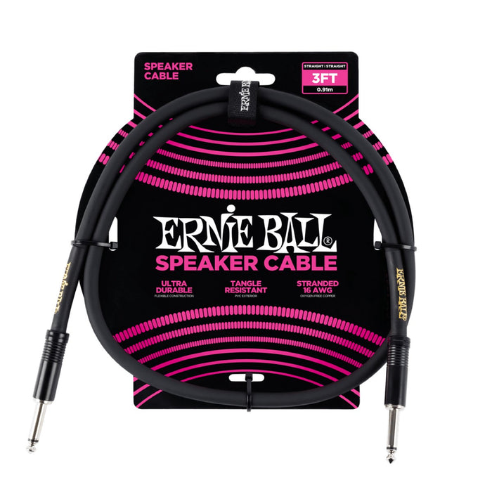 Ernie Ball | Straight Speaker Cable | 1m | P06071