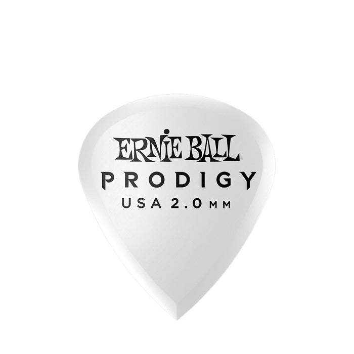 Ernie Ball | Prodigy Picks | Mini | White | 2.0 mm | 6 Piece | P09203