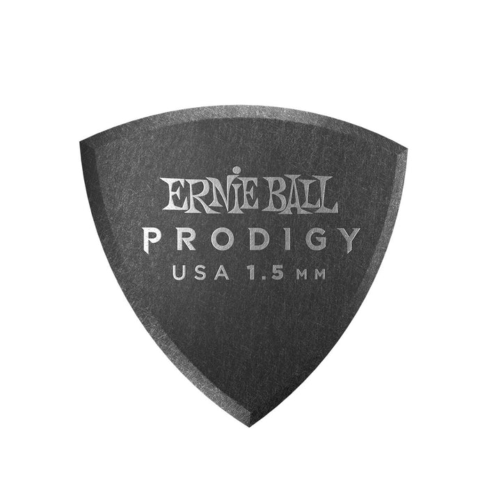 Ernie Ball | Prodigy Picks | Shield | Black | 1.5mm | 6 Pack | P09331