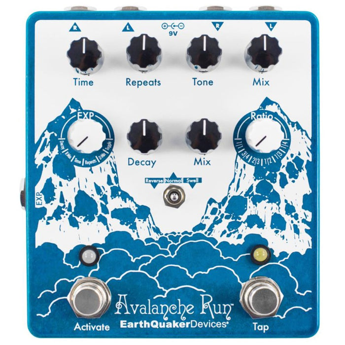 Earthquaker Devices | Avalanche Run V2 | Stereo Reverb & Delay | With Tap Tempo