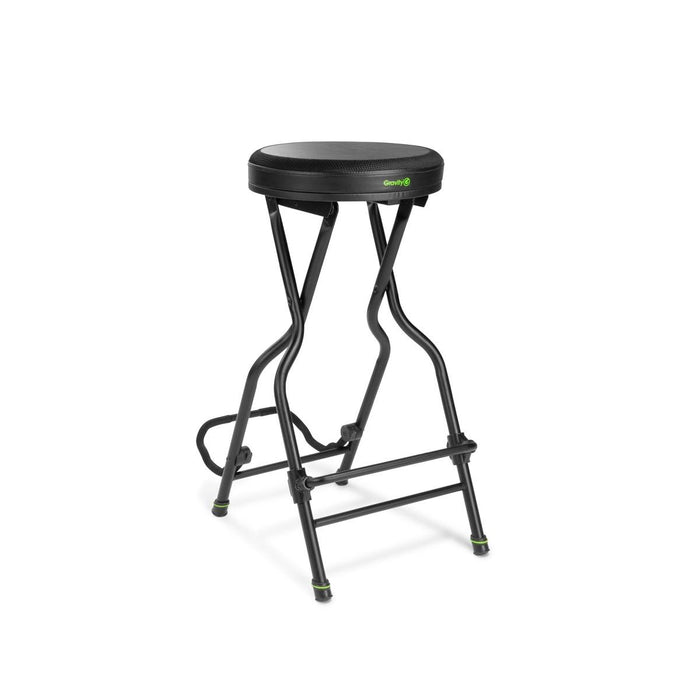 Gravity | FGSEAT1 | 3-in-1 Musician Stool Seat | w/ Built-In Guitar Stand