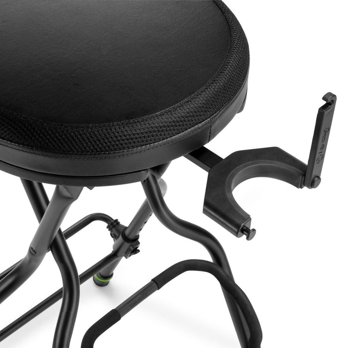 Gravity | FGSEAT1 | 3-in-1 Musician Stool Seat | w/ Built-In Guitar Stand
