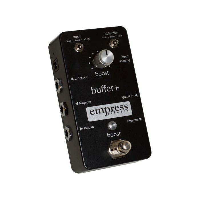 Empress Effects | BUFFER+ | w/ Noise Filter & Boost | Complete Input & Output for Pedalboard