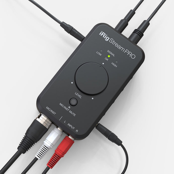 IK Multimedia | iRig Stream Pro | 4Ch Streaming Audio Interface | For iPhone, iPad, Android, Mac/PC