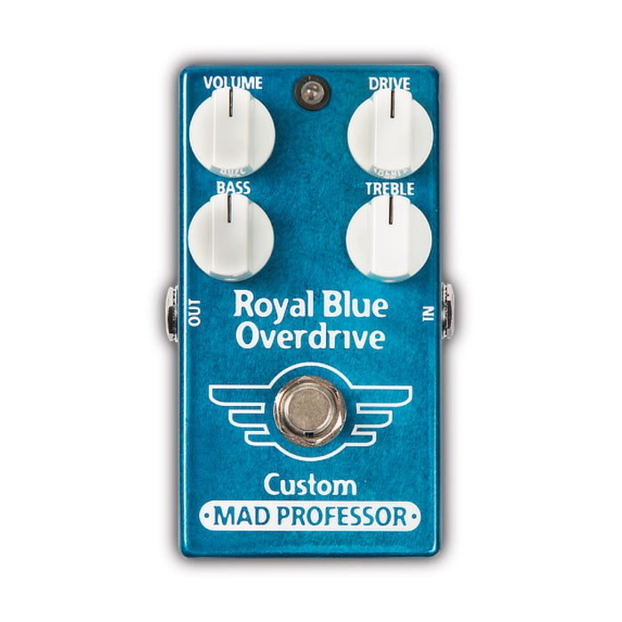 Mad Professor | ROYAL BLUE OVERDRIVE | CUSTOM | An Extremely Touch Sensitive Overdrive